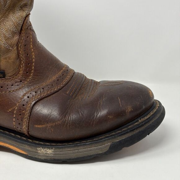 Ariat WorkHog Pull On Work Boots Men’s 8.5 EE Wide Brown Soft Toe 10008633 main image 15
